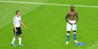 Balotelli nach seinem 2:0 gegen Deutschland bei der EM 2012