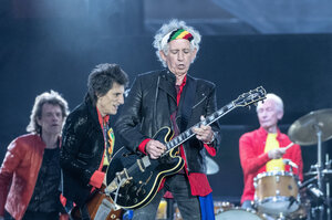Die Rolling Stones auf der Bühne