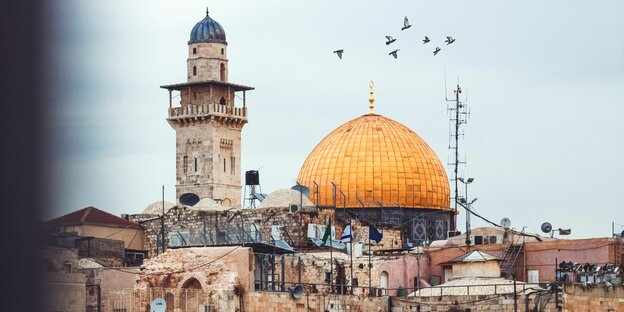 Die goldene Kuppel des Felsendoms in Jerusalem