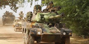 Französisches Militär in Mali im Januar 2013