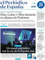 Titelblatt der ersten Ausgabe von „El Periódico de España“