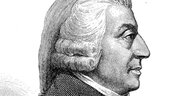 Stich von Adam Smith im Profil