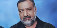 Porträt des iranischen Generals Sejed-Rasi Mussawi