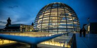 Kuppel des Reichstagsgebäudes.