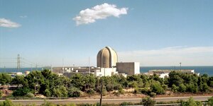 Das Atomkraftwerk Vandellos an der Costa Dorada in Spanien