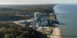 Das Kernkraftwerk Palisades am Ufer des Michigansee liegt mitten in eienm bewaldeten Gebiet