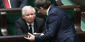 Justizminister Ziobro spricht mit Kaczynski