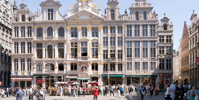 Gildehäuser am Großen Platz in Brüssel
