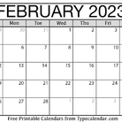 February Calendar