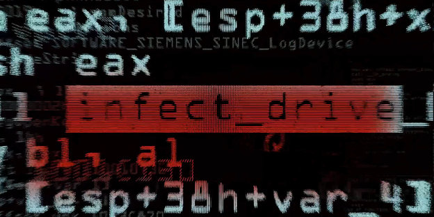 Codezeile des Stuxnet-Virus