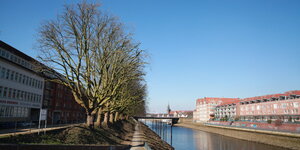 Weserufer in der Bremer Neustadt