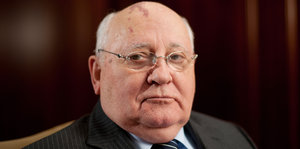 Portrait von Gorbatschow