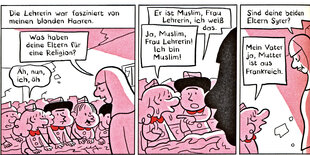 Auszug aus dem Comic Der Araber von morgen