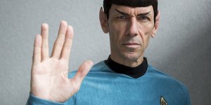 Ein Fan verkleidet als Mister Spock