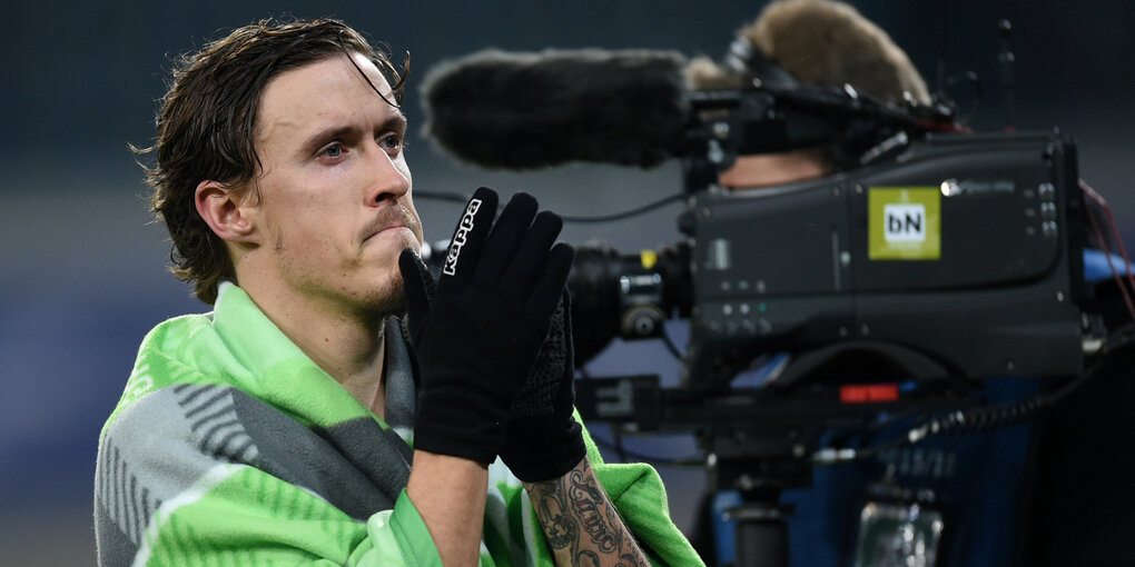 Max Kruse sieht kaputt aus nach einem Fußballspiel