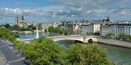 Panoramaansicht von Paris