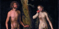Ausschnitt des Gemäldes „Adam und Eva“ von Lucas Cranach des Älteren