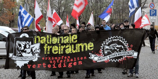 Rechte Demo in Berlin