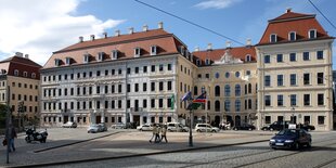 Altehrwürdiges Hotel in Dresden.