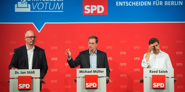 Die einstige SPD-Troika