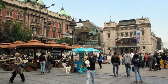 Innenstadt von Belgrad