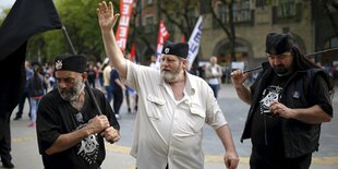 Der Nationalist Vojislav Seselj auf Wahlkampftour in Subotica.