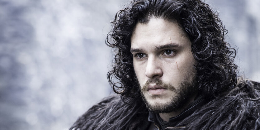 Kit Harrington als Jon Snow im Porträt