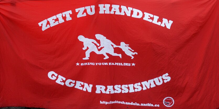 Plakat gegen Rassismus