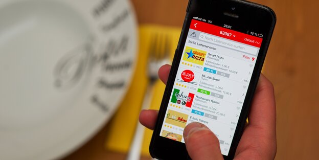 Bestellen per Handy Bestellen per Handy