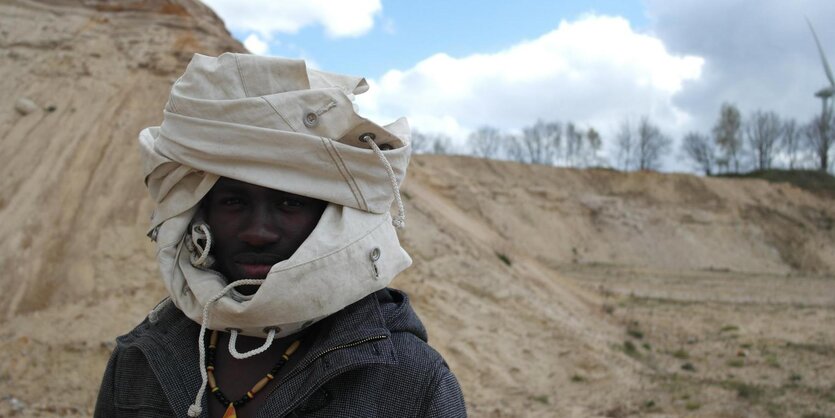 Abdu in der Wüste