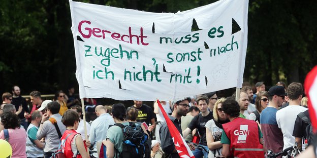 Lehrerprotest in Berlin