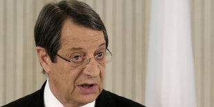 Ein Mann mit Brille: Nikos Anastasiades