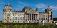 Das Reichstagsgebäude heute