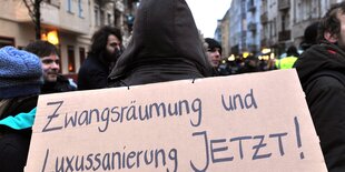 Protest gegen Verdrängung