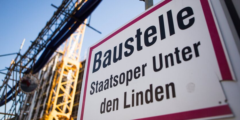 Baustelle der Staatsoper