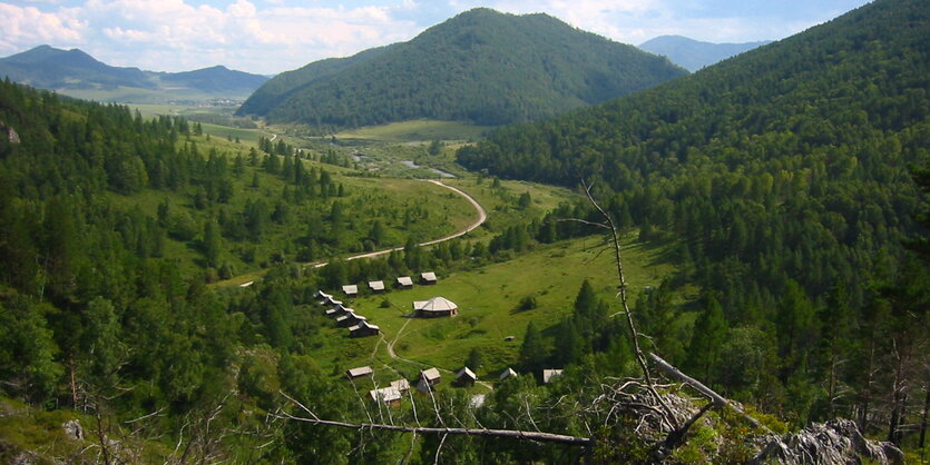 Ein Camp im Grünen