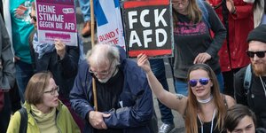 Protest gegen AfD