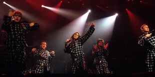 Die Boyband Take That im Konzert 1994