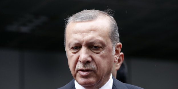 Der türkische Staatspräsident Recep Tayyip Erdoǧan