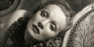 Ein Porträt der Schauspielerin Marlene Dietrich