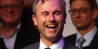 FPÖ-Kandidat Norbert Hofer lacht