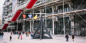 Eingang zum Centre Pompidou