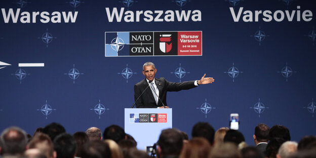 Obama beim Warschauer Nato-Gipfel