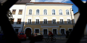 Hitlers Geburtshaus in Braunau am Inn.