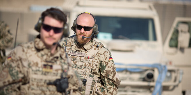 Zwei Bundeswehrsoldaten in Afghanistan