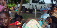 Flüchtlinge in einem UN-Camp