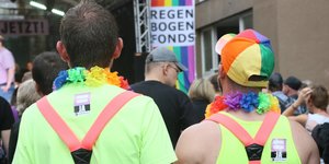 Auf dem Lesbisch-Schwulen Stadtfest
