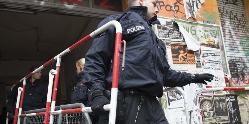 Polizei in der Rigaer Straße