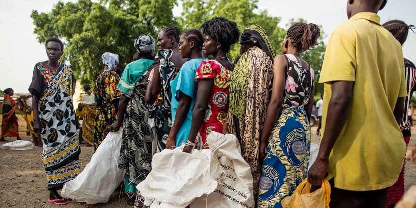 Flüchtlinge im Südsudan.