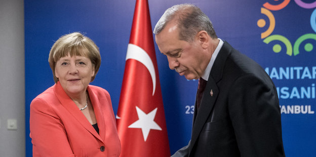 Angela Merkel und Recep Tayyip Erdoğan